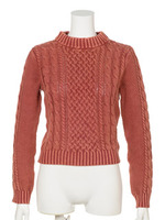 タートルストーンウォッシュKNIT/BORDEAUX