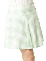 ツイードチェック三つ釦SK/グリーン2