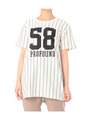 ナンバープリントTシャツ/オフホワイト(503)