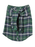 ネルチェックシャツライクSK/ネイビー×グリーン