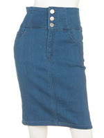 ハイウエストスーパーストレッチ/ネイビー