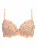 フィットジュエル　フェミニンレース　ブラジャー　646/オレンジ