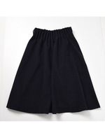 フェイクウールカルゼウエストタックSK/ネイビー