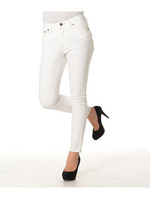 ホワイトデニムスキニーパンツ/ホワイト