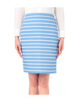 ボーダータイトスカート/ホワイト(302)