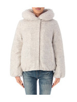 ボリューム衿中綿ジャケット/ナチュラル(050)