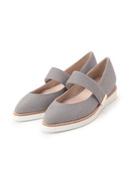 ポインテッドトゥストラップシューズ/ダークグレー(013)