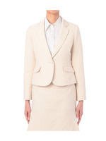 ラウンドテーラードジャケット/ベージュ系(051)