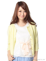 レースBL UVカーデ3点SET/クリーム