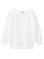 レースストレッチニット/ライトブルー(091)