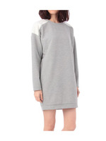 レース切り替えコクーンワンピース/ネイビー(093)