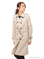 ロングトレンチコート/キナリ