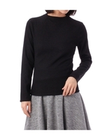 起毛リブプルオーバー/ブラック(019)