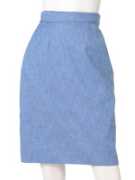 後ろ編み上げタイトスカート/ダスティ