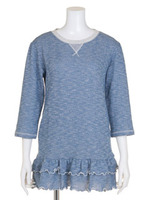 裾フリルOP            /GRY