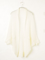 透かしドルマンカーデ/ベージュ