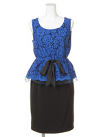 セパレートドレス(2ピース)/ブラック