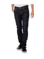 セルヴィッチストレートデニムパンツ/ネイビー系(094)