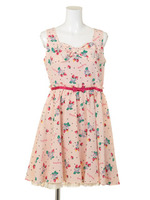 メルティロゴドットベリー胸リボンOP/ピンク