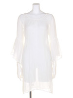 BOHOチュニックブラウス【Planet Blue world】/ホワイト