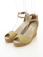 【GAIMO】セパレートジュートサンダル/ゴールド雑材