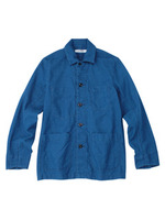 インディゴ染めステンカラーブルゾン/ブルー(092)