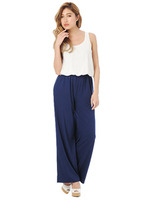 シフォン×カットワイドオールインワン/WHITE/NV