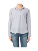 ストライプスキッパーシャツ/ブルー系(193)