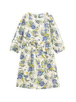 ボタニカルフラワーワンピース/ブルー(092)