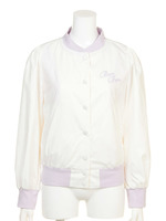 Heart Cream Blouson/Light Pink
