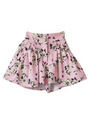 rose peplum shortpants/pink
