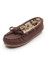 【MINNETONKA】ミネトンカ キミースリッパ/CHOCO