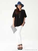 75丈ドルマンチュニック/BLK