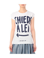 Happiness10 ペイント風ビッグロゴTシャツ/オフホワイト(003)