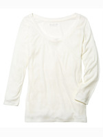 SALON by PJ/カシミヤin BABA 9分袖/オフホワイト