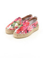 【ENECENTURY】EASY TOMAIA/BIANCO FLOWER PT.ESPADRILLE/RED