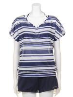 【Pinky&Dianne】バイカラーボーダー４点セット/レッド