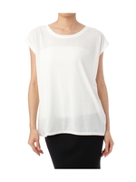 フレンチスリーブカットソー/ホワイト(002)