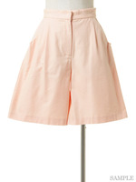 リネンハーフパンツ/PK