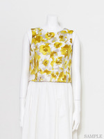 2Way花柄トップス/イエロー