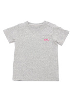 POCKET  S/S  TEE/WHITE