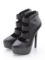 SWBASH プラットフォームパンプス/BLACK