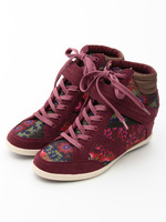 【Desigual】サニー ウェッジスニーカー/RED