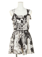 サロペット/ブラック