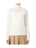 タートルネックニットプルオーバー/ベージュ系(053)