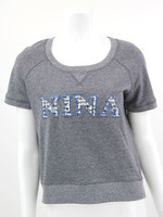 ツイード刺繍ロゴトップス/CH