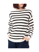 プチボートネックミドルゲージニット/ダークオリーブ(029)