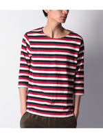 ボーダージャージカットソー/レッド(362)