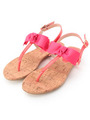 リボントングサンダル/ピンク系(070)