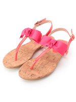 リボントングサンダル/ピンク系(070)